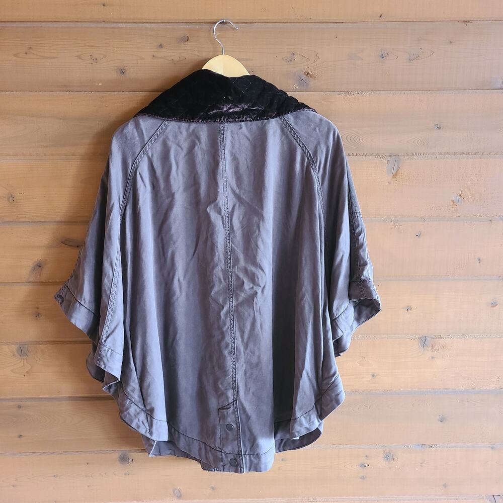 Anthropologie Todra Cape Coat NWOT Hei Hei Jacket Velvet Brown XS/S Oversized - Picture 5 of 5